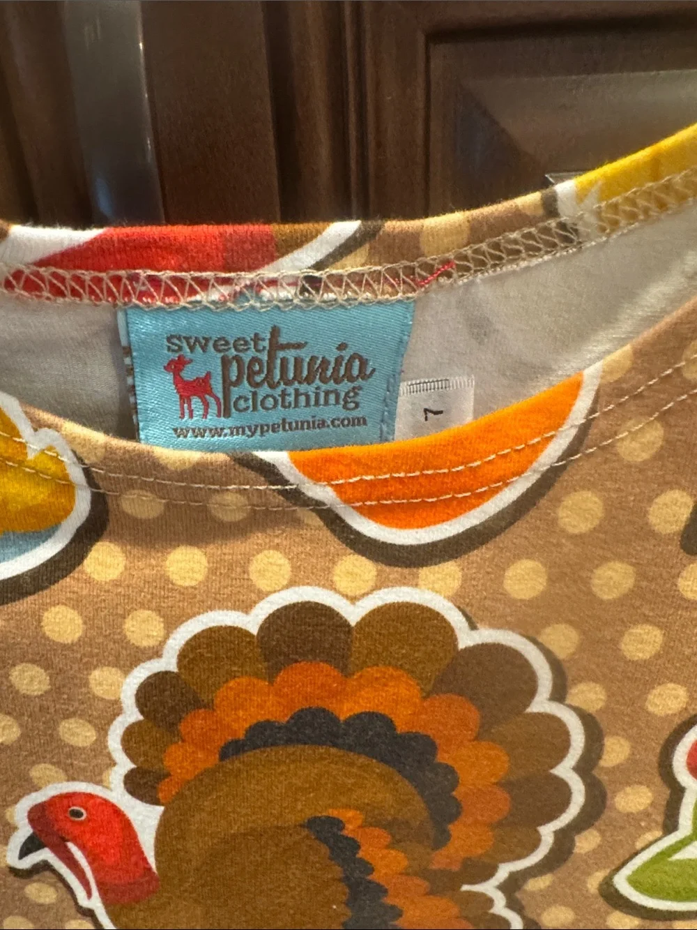 Sweet Petunia Thanksgiving Top